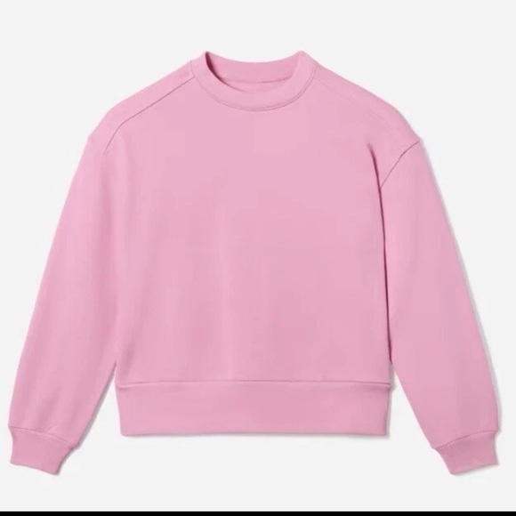 Everlane - The Track Oversized Crew - Pink - 100% Organic Cotton - Size large - Picture 1 of 4